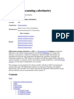 Differential Scanning Calorimetry