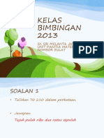 Kelas Bimbingan 2013