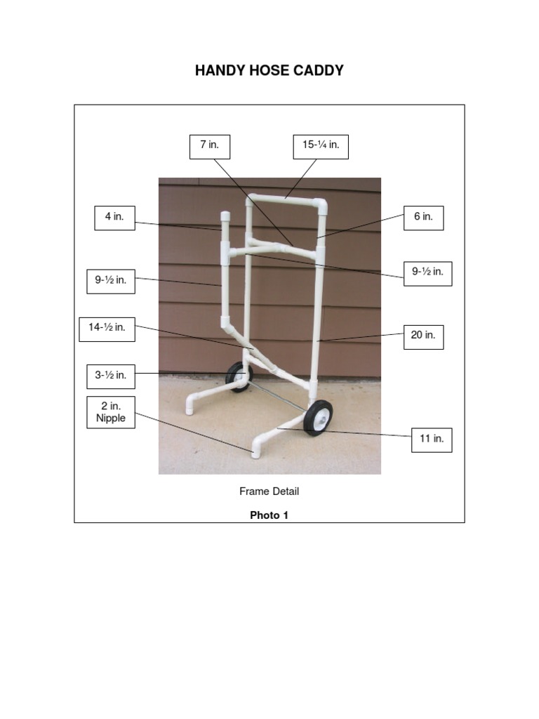 Handy Hose Caddy: 15 - In. 7 in | PDF