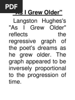 Download Langston Hughes as i Grew Older by Anish George SN137523122 doc pdf