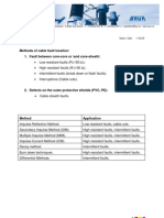 Cable Fault Finding Methods PDF