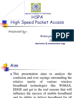 HSPA High Speed Packet Access 