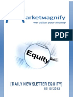 Daily Newsletter Equity