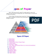 Types of Paper