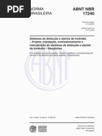 NBR 17240 - 2010 - Sistemas de detecção e alarme de incêndio
