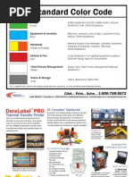 Sample Procedure - 5S Standard Colour Code