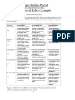 Sample Rubric S Packet 07