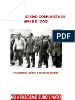 L'antifascismo Comunista Di Ieri e Di Oggi