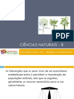Powerpoint Nr. 3 - Interacções Seres Vivos - Factores Do Ambiente - Relações Interespecíficas