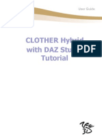 CLOTHER Hybrid with DAZ Studio Tutorial