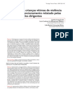 Abrigos para crianÃ§as vÃ­timas de violÃªncia domÃ©stica funcionamento relatado pelas crianÃ§as e pelos dirigentes