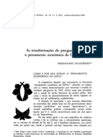 Ferdinando Figueiredo - As Transformações Do Pós-Guerra e o Pensamento Econômico Da CEPAL