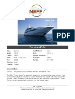 147 Sunrise Steel Tri Deck Yacht 2012 for Sale Neff Yacht Sales