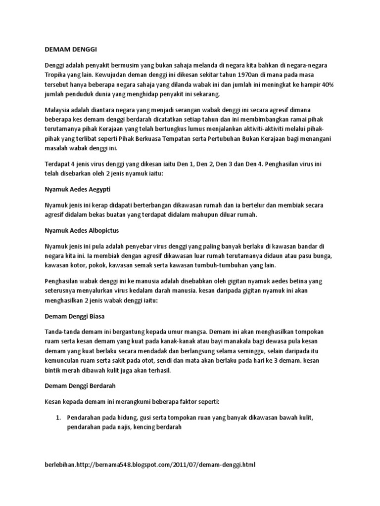 Demam Denggi Pdf