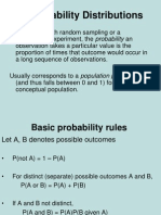 Probability Distributions: Probability: With Random Sampling or A