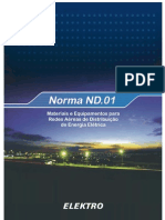 Materiais e equipamentos para redes aéreas de distribuição de energia