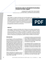 Efecto de La Dexametasona Sobre La Actividad de Fenoloxidasa en La Respuesta Inmune de Aedes Aegypti