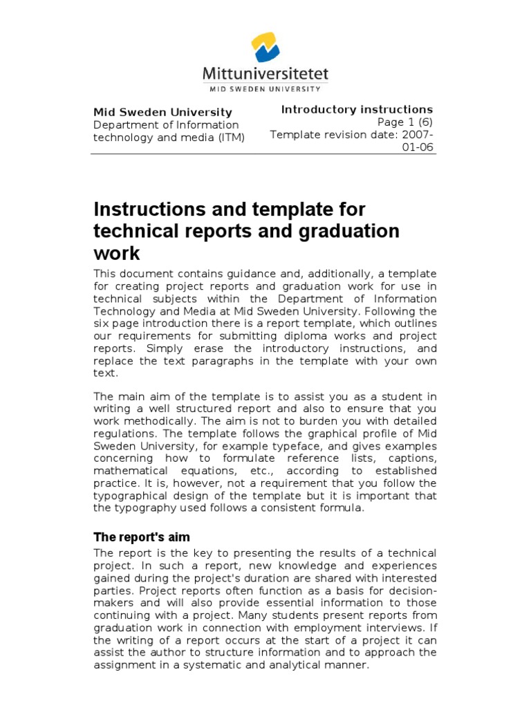 MI Reporting Template Instructions | PDF | Conceptual Model | Software ...