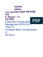 SAP Enterprise Compensation Management (SAP HR ECM 5.0)