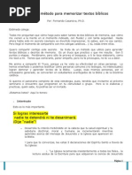 El Truco Metodo Para Memorizar Textos Biblicos