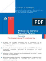 Presentación Proyecto de Modificación Ley de Cooperativas