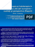 Iu. Simionca - Speleoterapia Si Haloterapia (Raport) Conf - Balneo 2011 PDF