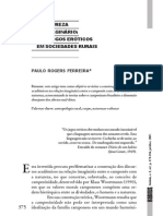 2007 - A Natureza e o Imaginário - Dos Jogos Eróticos em Sociedades Rurais.