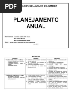 Planejamento Anual 4º ano