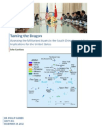 Taming The Dragon: Assessing The Militarized Assets in The South China Sea and Their Implications For The United States