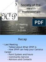 Society of Pre-Health Professionals 2