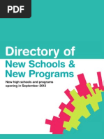 Download 2013 Directory of New Schools and Programs by Nightwing10 SN137622938 doc pdf