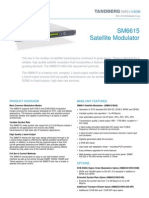 SM6615 Satellite Modulator: Product Overview Base Unit Features