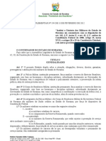 Legislacao Estatuto Da Policia Militar de Roraima