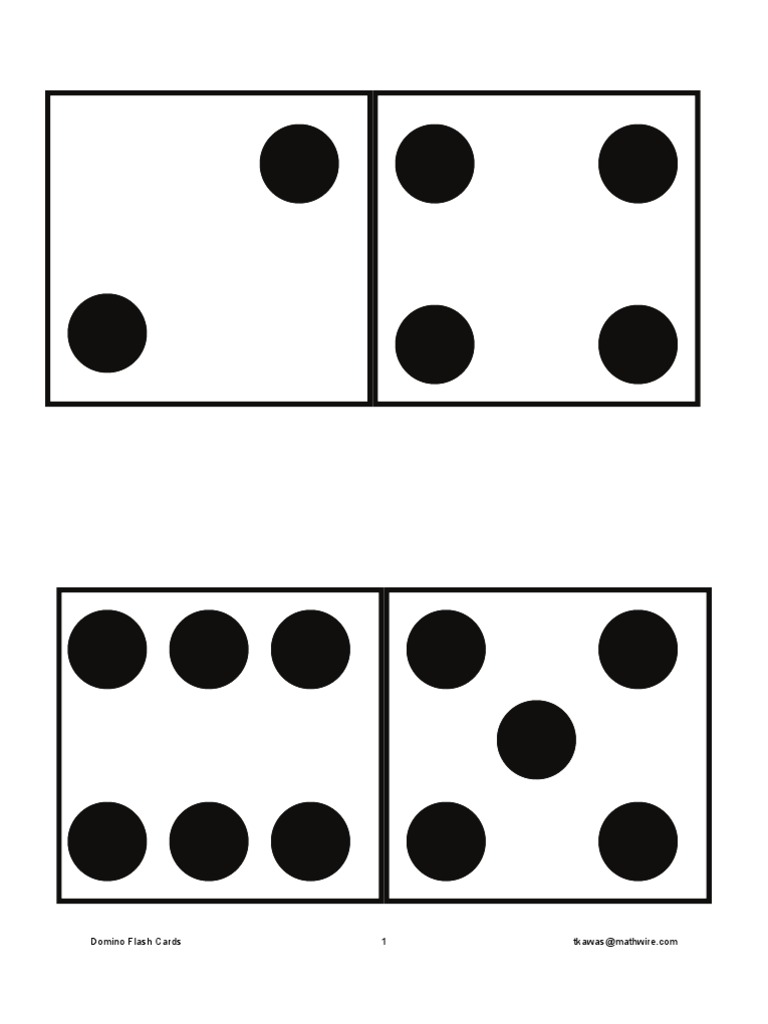 Domino Flashcards | PDF