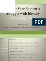 A First Year Student S Struggle With Identity: Case Analysis Two