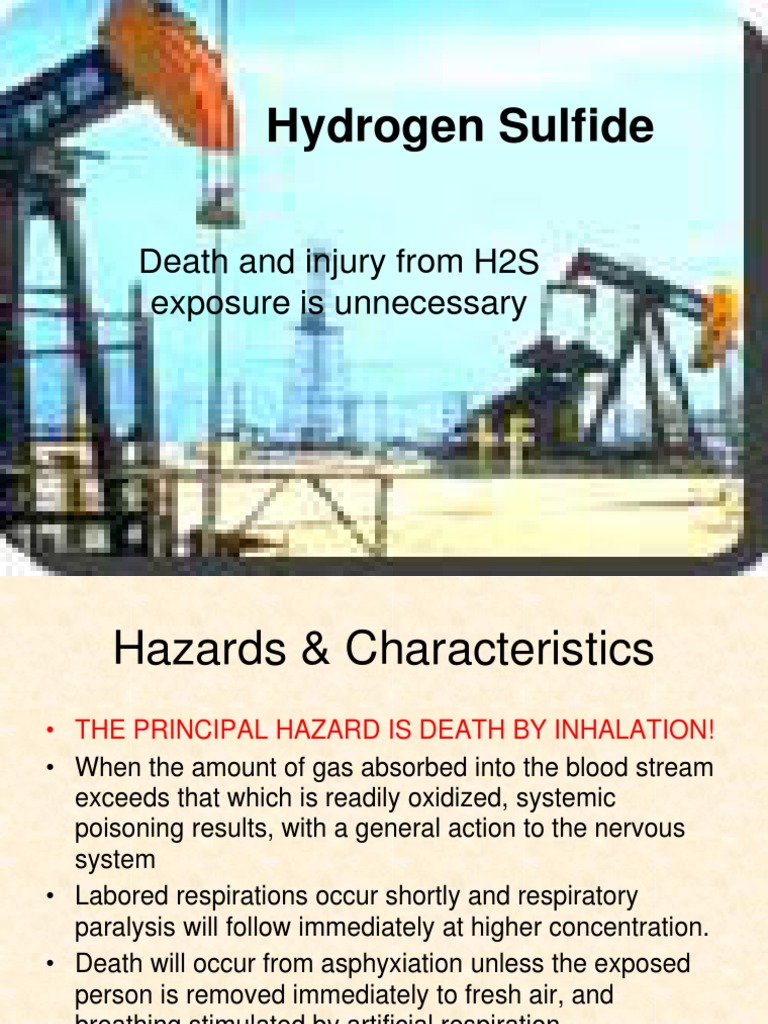Hydrogen Sulfide Breathing Odor