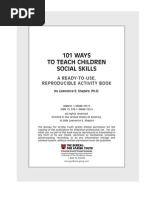 Download 101 Ways Teach Children Social Skills by Theresa Sule SN137644013 doc pdf