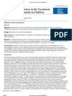 Rol de los antibióticos en el tratamiento de la rinosinusitis aguda en la niñez