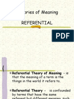 Referential Theory