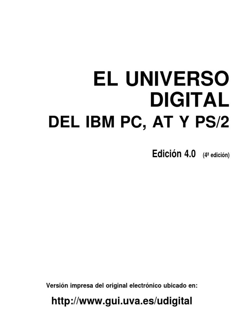 Univers o Digital | PDF | Compatibles con PC Ibm | Lenguaje ensamblador