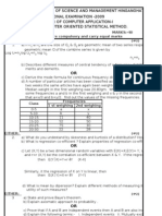 Statistic Paper - 2