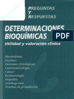 770 Preguntas y Respuestas Determinaciones Bioquímicas