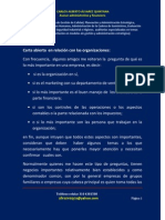 Carta abierta  en relación con los negocios