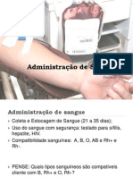 Administração de Sangue