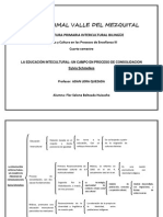 La educación Intercultural un campo en el proceso de la consolidaciòn.