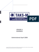 Taks-M: Grade 5 Science