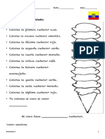 Spanish Ordinal Numbers - Coloring Activity