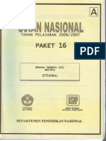 Unas 0708 Bahasa Inggris A