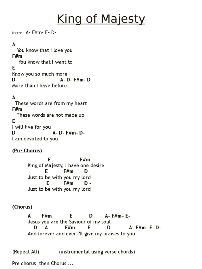 king-of-majesty-lyrics-and-chords-pdf