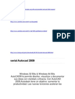 Serial Autocad 2009 (2)